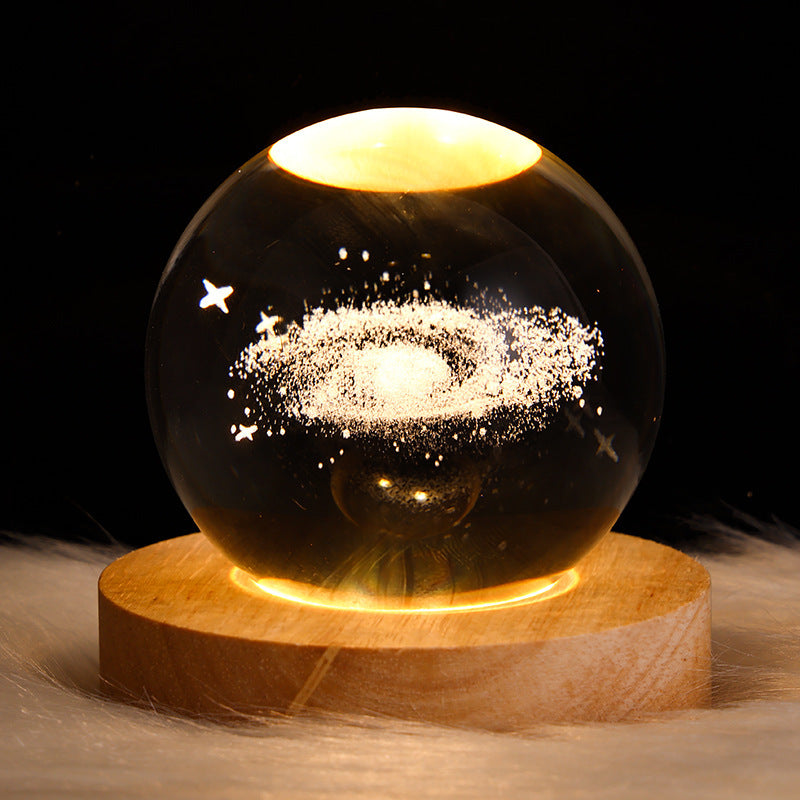 Amazing Space And Planets Crystal Ball - Perfect For Gifts