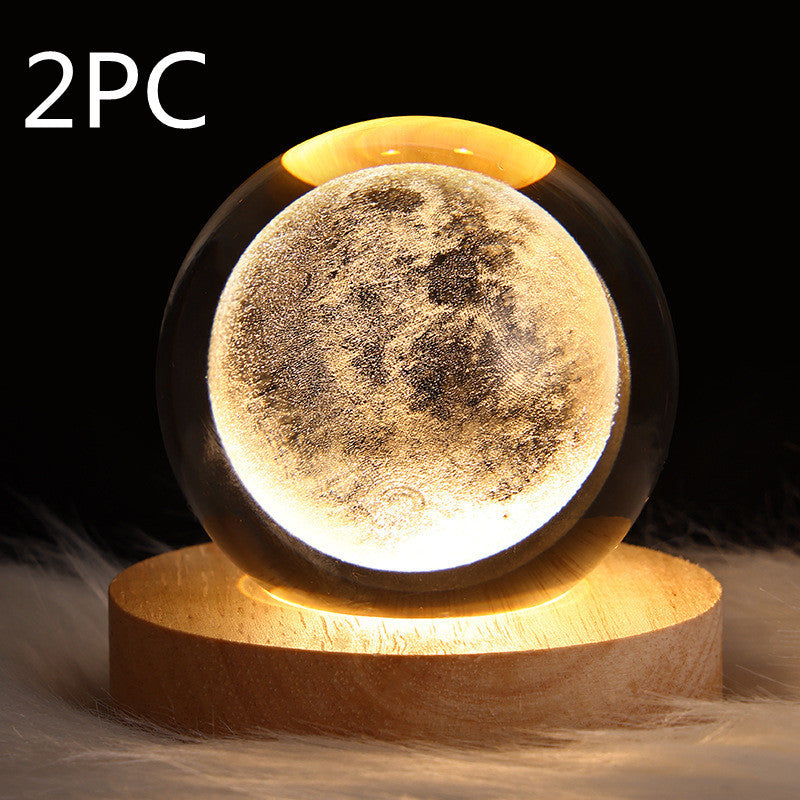 Amazing Space And Planets Crystal Ball - Perfect For Gifts