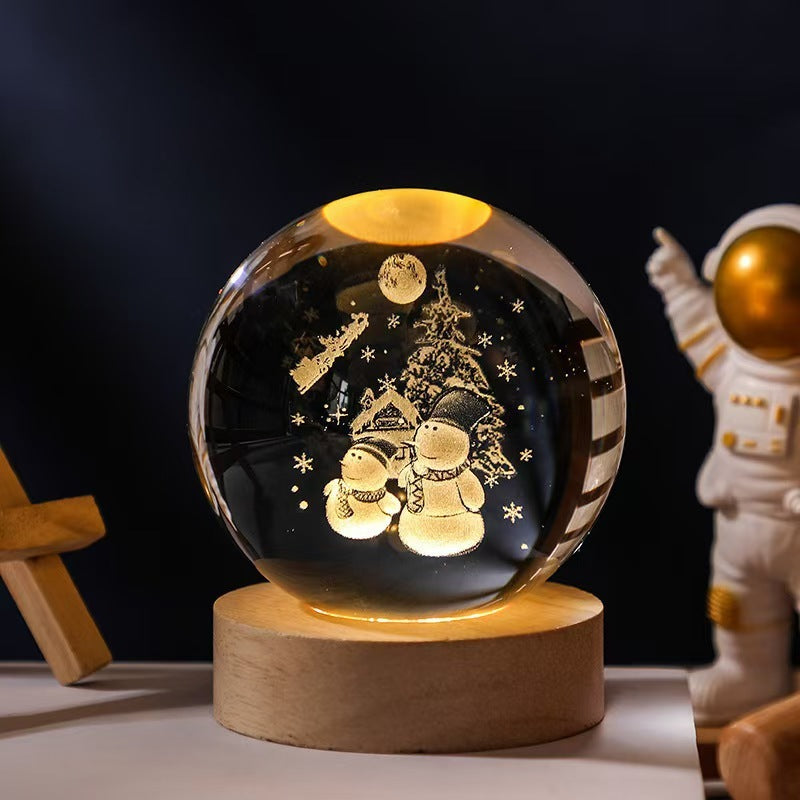 Amazing Space And Planets Crystal Ball - Perfect For Gifts