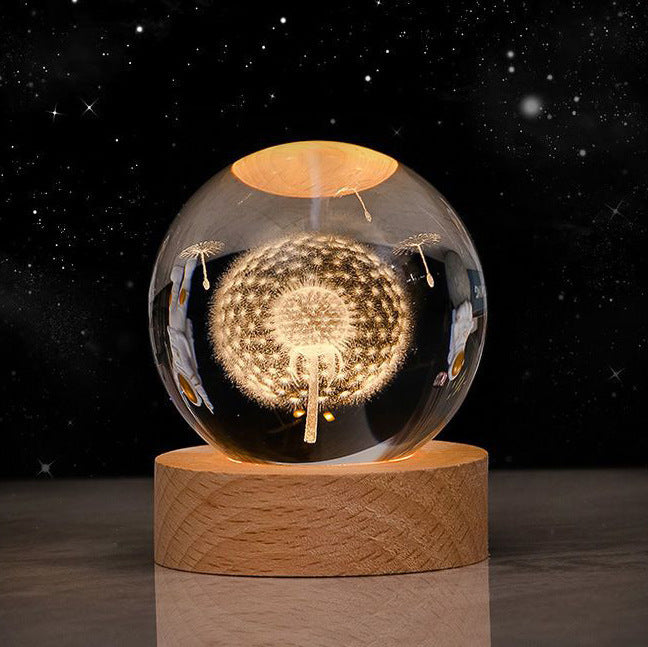 Amazing Space And Planets Crystal Ball - Perfect For Gifts