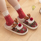 Cute Christmas Elk Slippers