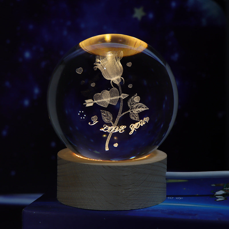 Amazing Space And Planets Crystal Ball - Perfect For Gifts