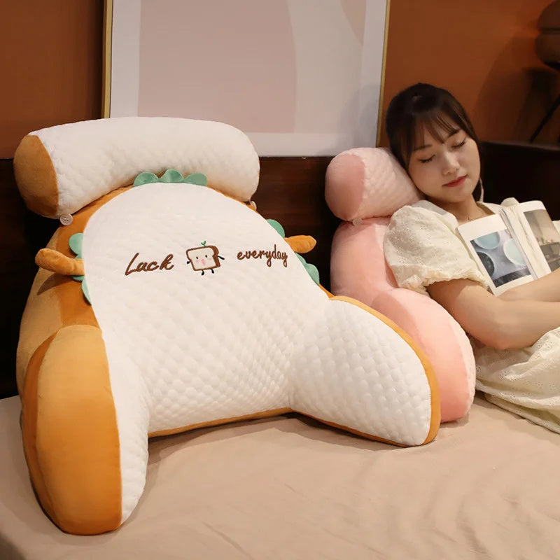 Chair Shaped Reading Pillow For Back Pain