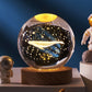 Amazing Space And Planets Crystal Ball - Perfect For Gifts