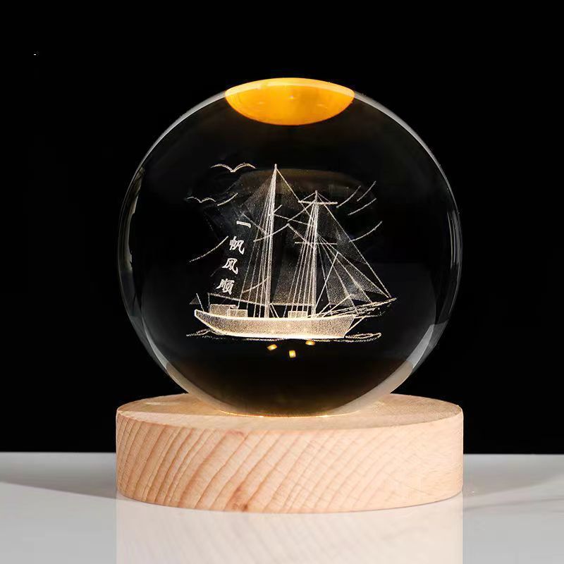 Amazing Space And Planets Crystal Ball - Perfect For Gifts