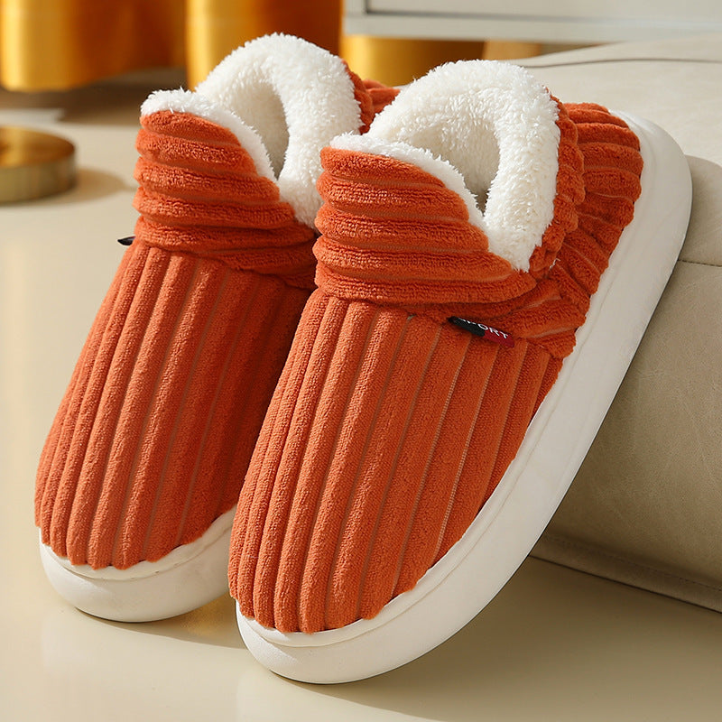 Winter Fluffy Cotton Slippers - Women/Men