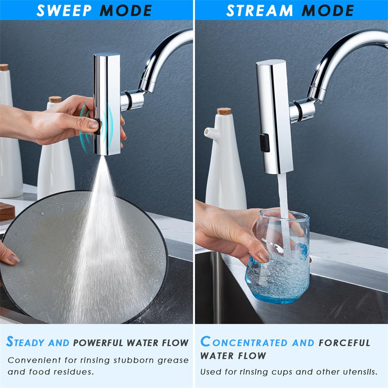 Kitchen Faucet Waterfall Outlet - Multiple Modes