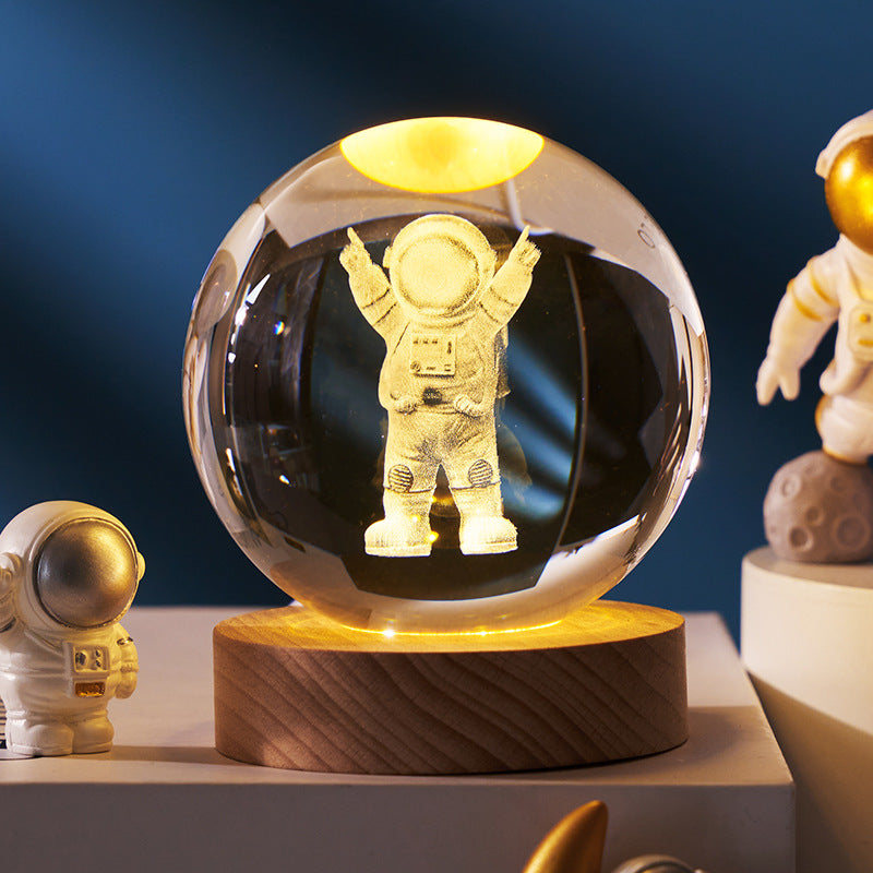 Amazing Space And Planets Crystal Ball - Perfect For Gifts