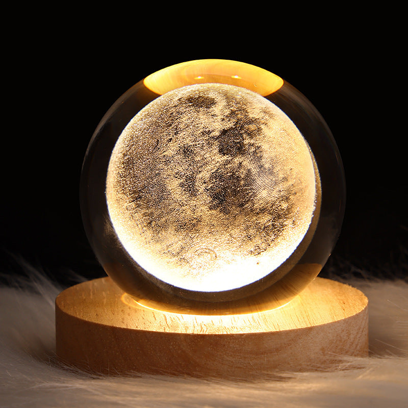 Amazing Space And Planets Crystal Ball - Perfect For Gifts