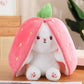 Bunny Strawberry Carrot Plush Toy