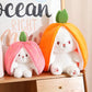 Bunny Strawberry Carrot Plush Toy