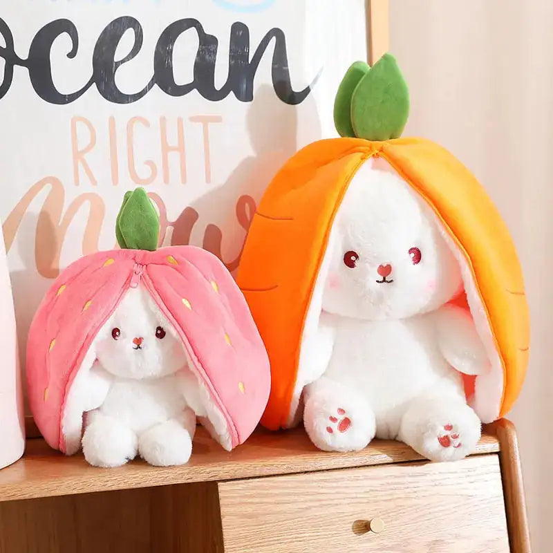 Bunny Strawberry Carrot Plush Toy