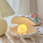 Ceramic Shell Pearl Night Lamp